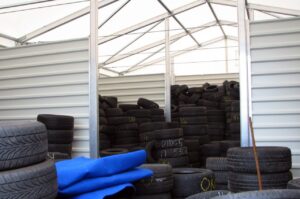 Storage for tyres