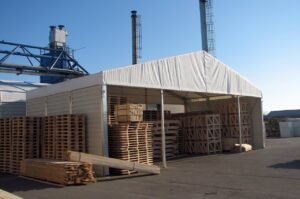 Storage of wood materials