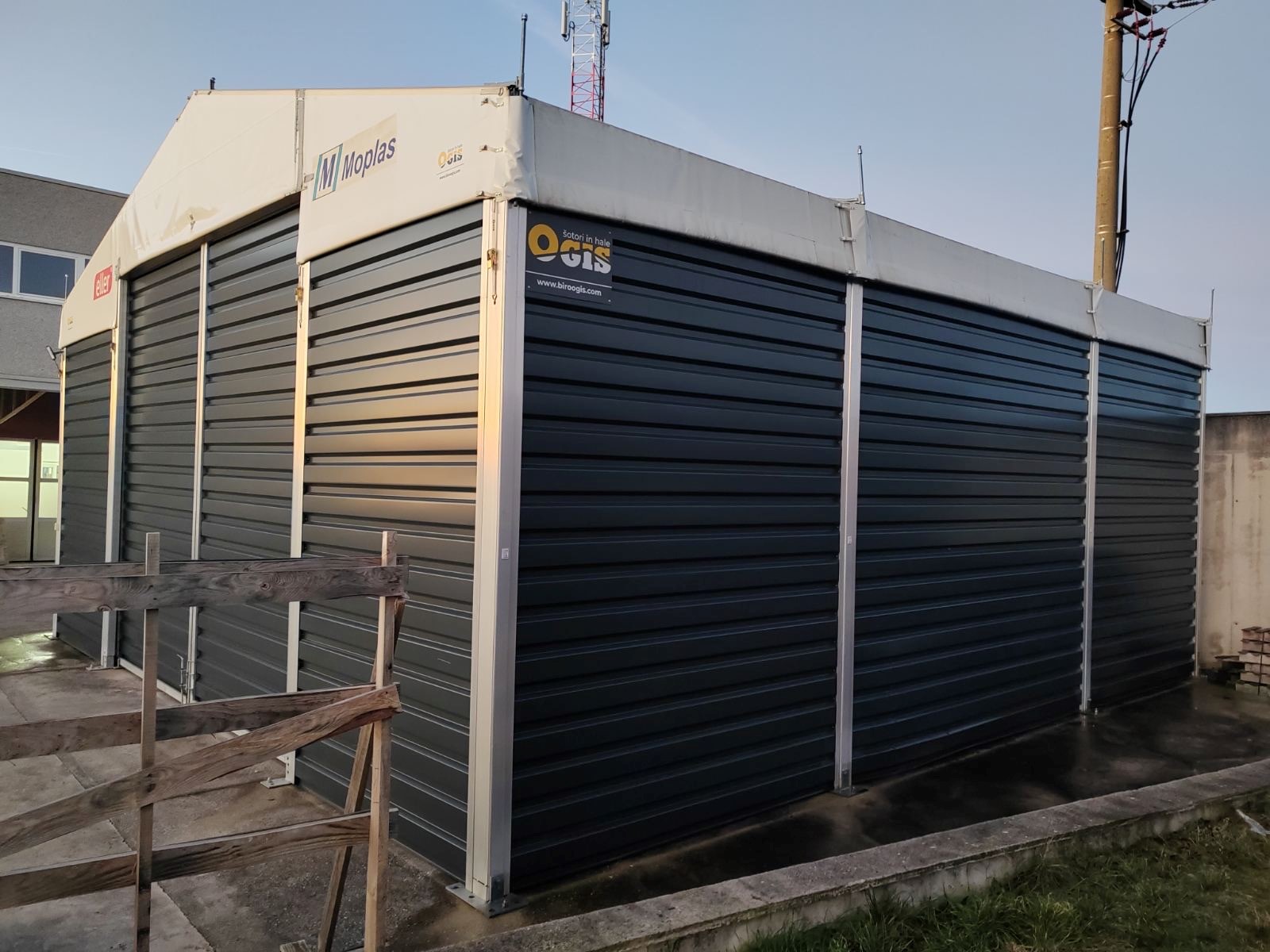 Industrijski šotor OGIS QCS tip 2: 10,00 x 10,00 m / 4,20 m - slika 7